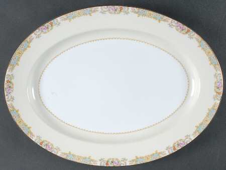 N954 16" Oval Serving Platter