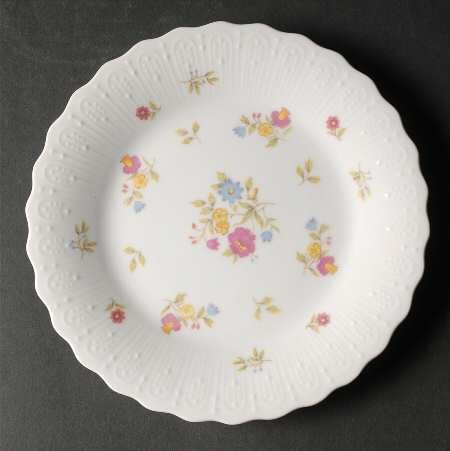 Dresden Flower Salad Plate