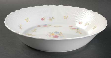 Dresden Flower 9" Round Vegetable Bowl