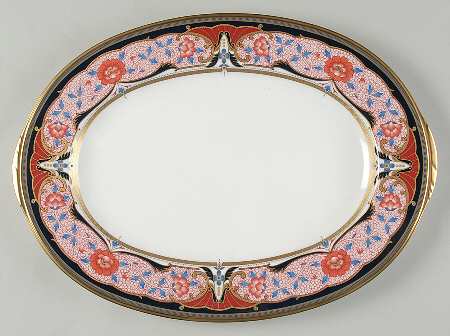 Golden Procession 14" Oval Serving Platter