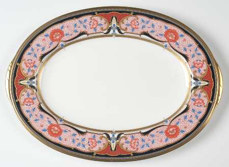 Golden Procession 12" Oval Serving Platter