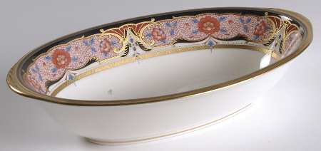 Golden Procession 10" Oval Vegetable Bowl