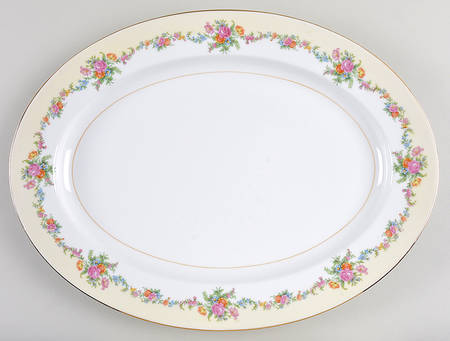 N968 16" Oval Serving Platter