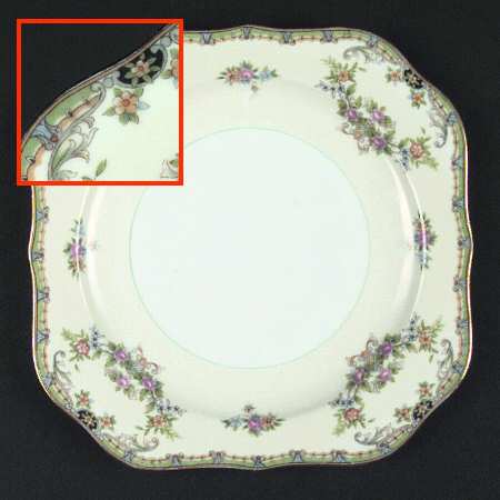 N978 Square Salad Plate