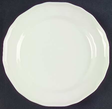 Gourmet White Salad Plate