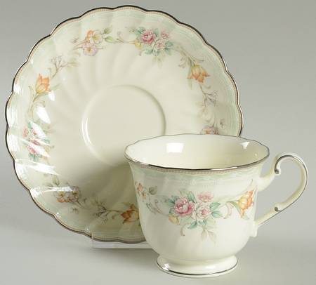 Norwalk Footed Cup & Saucer Set