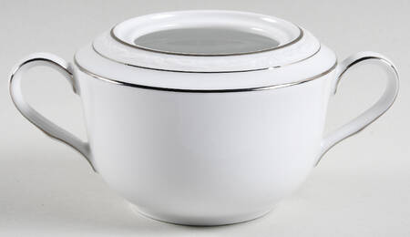 Whitecliff Platinum Sugar Bowl No Lid by Noritake