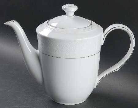 Whitecliff Platinum Tea/Coffee Pot & Lid