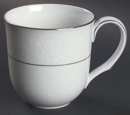 Whitecliff Platinum Mug by Noritake