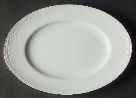 Whitecliff Platinum Relish/Butter Tray by Noritake