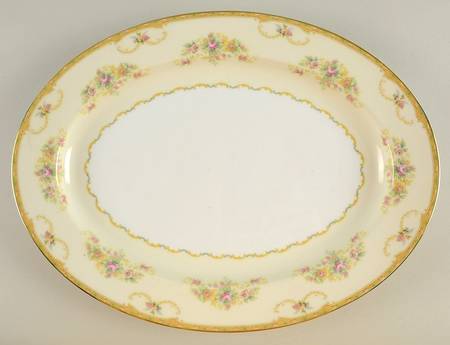 N1014 16" Oval Serving Platter