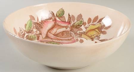 Princess Rose 10" Round Vegetable Bowl