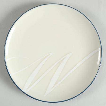Colorwave Blue Accent Salad Plate Mono "W"