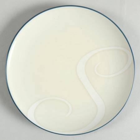 Colorwave Blue Accent Salad Plate Mono "S"
