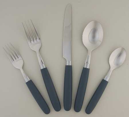 Colorwave Blue 5 Pc Place Setting-Flatware (K1,F2,SF,TSP,PLAS)