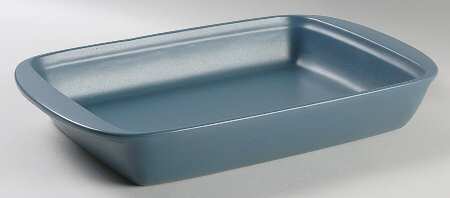 Colorwave Blue 15" Rectangular Baker
