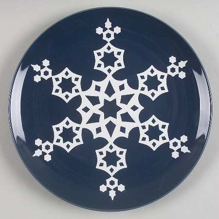 Colorwave Blue Holiday Salad Plate