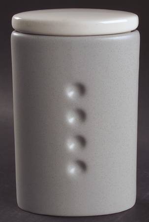 Colorwave Gray Small Canister & Lid by Noritake