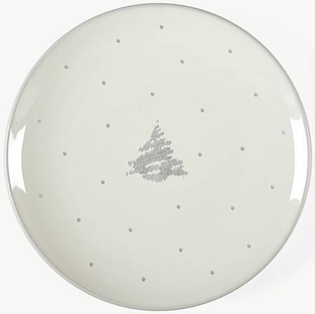 Colorwave Gray Holiday Salad Plate