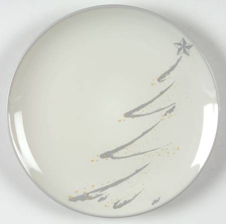 Colorwave Gray Holiday Salad Plate
