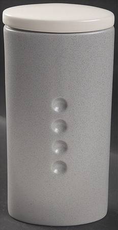 Colorwave Gray Medium Canister & Lid by Noritake