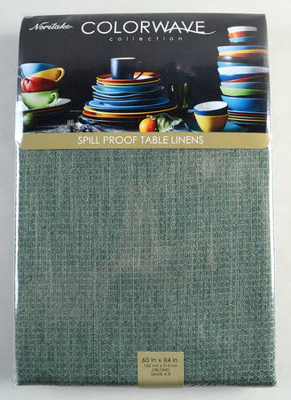 Colorwave Green 60" X 84" Oblong Tablecloth