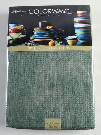 Colorwave Green Rectangular Tablecloth 60" X 102"
