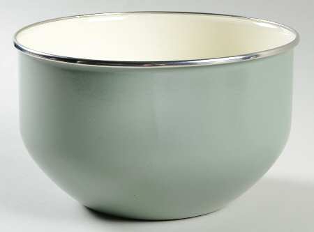 Colorwave Green 7 3/4" Metal Bowl