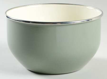 Colorwave Green 6 7/8" Metal Bowl