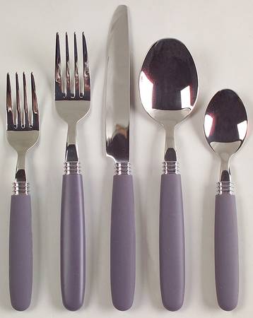 Colorwave Purple 5 Pc Place Setting-Flatware (K1,F2,SF,TSP,PLAS)