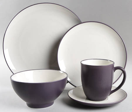 Colorwave Purple 5 Piece Place Setting