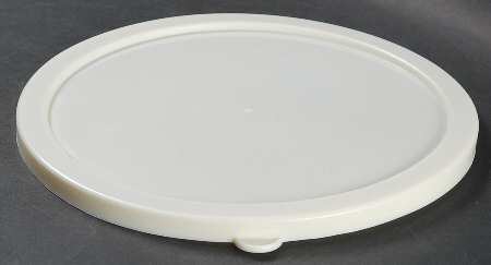 Colorwave Purple Plastic Lid For 7 3/4" Metal Bowl