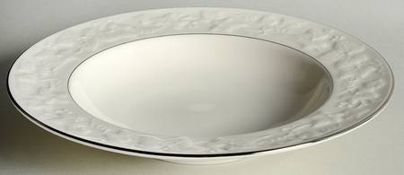 Halls of Ivy Platinum Rim Soup Bowl