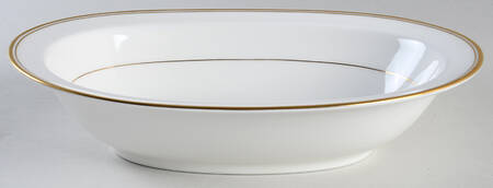 Golden Traditions 10" Oval Vegetable Bowl