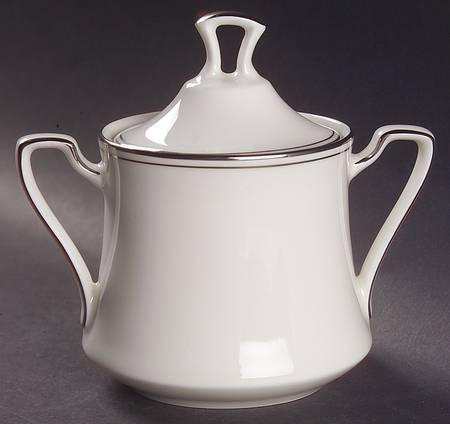 Platinum Traditions Sugar Bowl & Lid