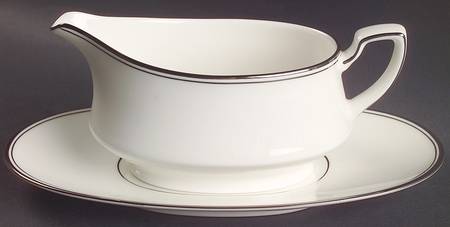 Platinum Traditions Gravy Boat & Underplate (Relish/Butter)