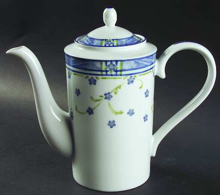 Spanish Flowers Tea/Coffee Pot & Lid