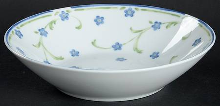 Spanish Flowers Coupe Soup Bowl