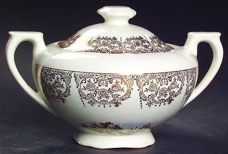 Royal Colonial Sugar Bowl & Lid