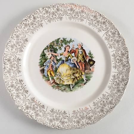 Royal Colonial Luncheon Plate