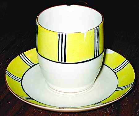 N1046 Flat Demitasse Cup & Saucer Set