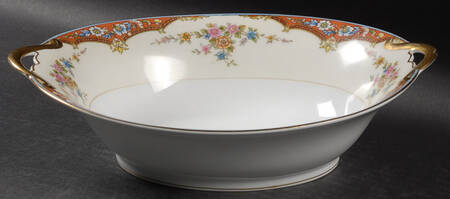 N1047 10" Oval Vegetable Bowl
