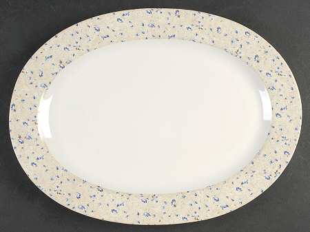 Calico 14" Oval Serving Platter