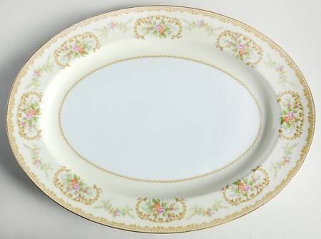 Mystery #154 16" Oval Serving Platter