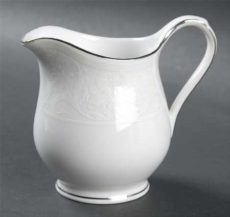 White Lace Platinum Creamer