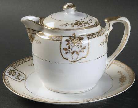 N1097 Large Syrup with Lid and Underplate