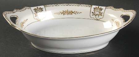 N1097 10" Oval Vegetable Bowl