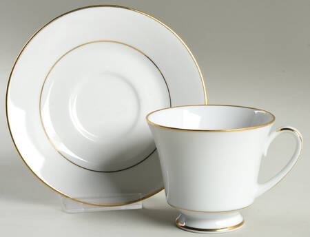 Regency Gold Footed Cup & Saucer Set
