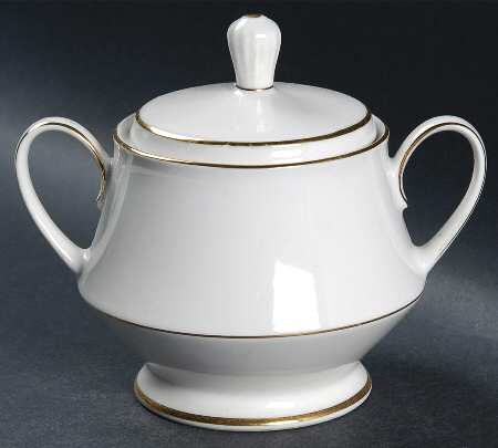 Regency Gold Sugar Bowl & Lid