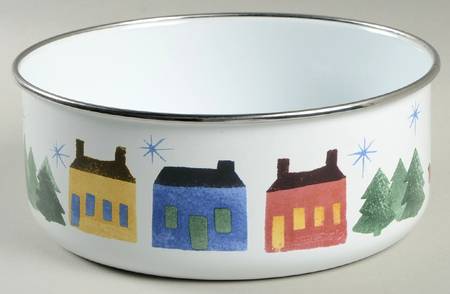 Winter Wonderland 7 1/4" Metal Bowl
